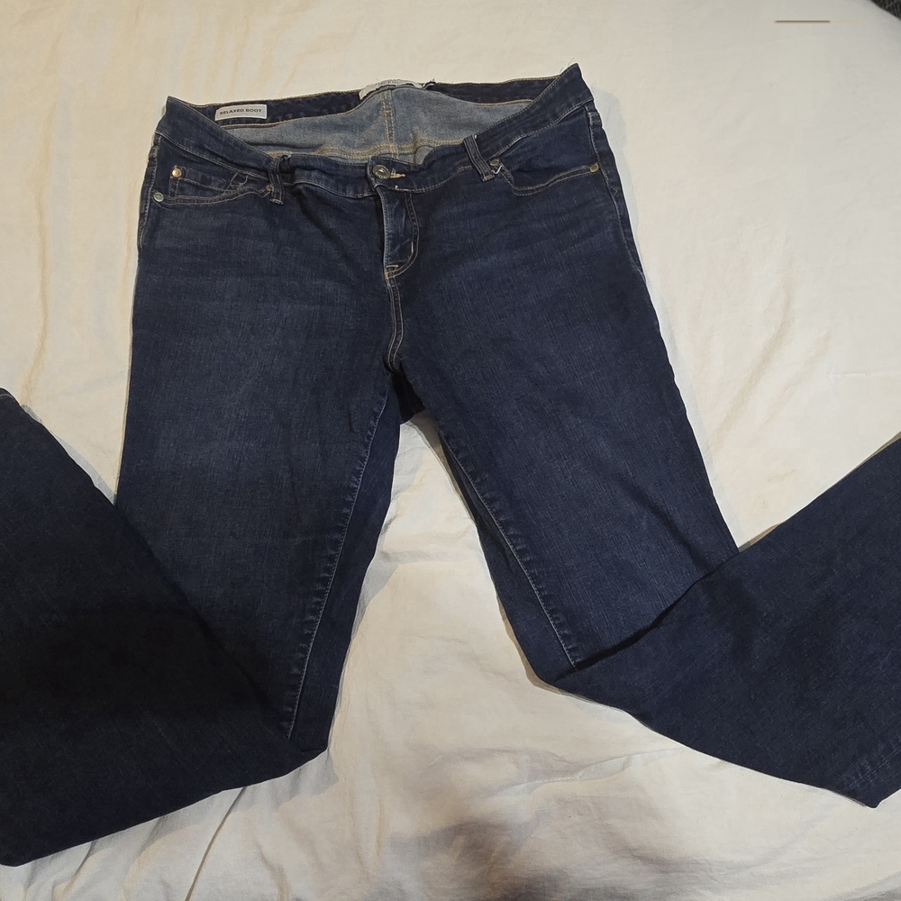 Torrid Dark Blue Boot Cut Jeans
